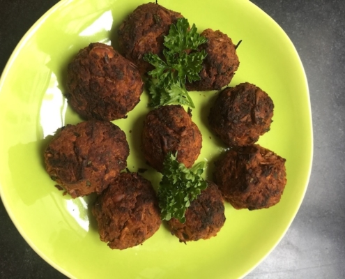 delphine-negreanu-dieteticienne-nutritionniste-recette-Boulettes haricots blancs à l italienne