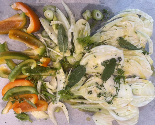 delphine-negreanu-dieteticienne-nutritionniste-recette-fenouil-poivron-au four